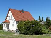 Außenansicht Gartenseite - (EF0385_M) Dresden: Weixdorf, urgemütliche kleine Zweizimmerwohnung mit neuen Möbeln, separater Hauseingang, WLAN