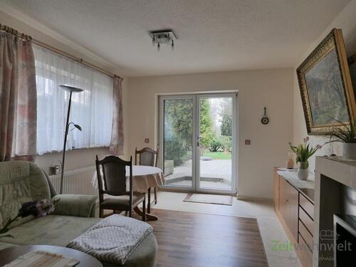 Blick zum Terrassenausgang - 2 Zimmer Etagenwohnung zur Miete in Dresden