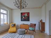 stilvolles Wohnzimmer - 2 Zimmer Etagenwohnung zur Miete in Gera