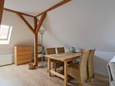 Esstisch im Wohnzimmer - 3 Zimmer Etagenwohnung zur Miete in Halle (Saale)