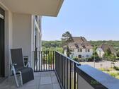 Blick vom Balkon - Etagenwohnung mit 62,00 m&sup2; in Weimar zur Miete