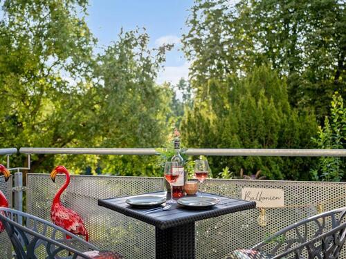 schöner Blick vom Balkon - 