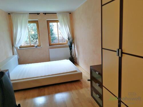 Blick ins Schlafzimmer - Etagenwohnung mit 55,00 m&sup2; in Bannewitz zur Miete