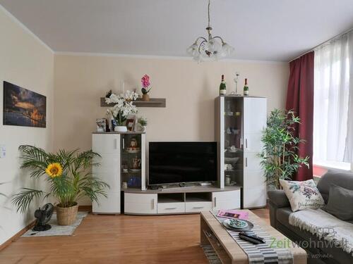 Blick ins Wohnzimmer - (EF1418_M) Erfurt: Krämpfervorstadt, zentrumsnahe neu möblierte Wohnung Grundreinigung inklusive