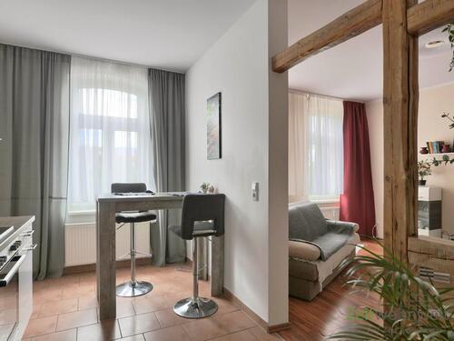 Esstisch in der Küche - 2 Zimmer Etagenwohnung in Erfurt