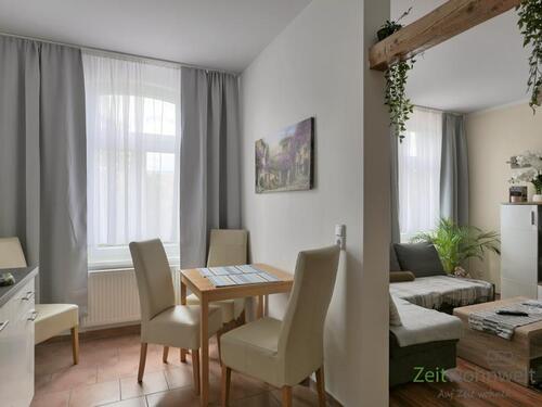 Esstisch in der Küche - Etagenwohnung mit 56,00 m&sup2; in Erfurt zur Miete