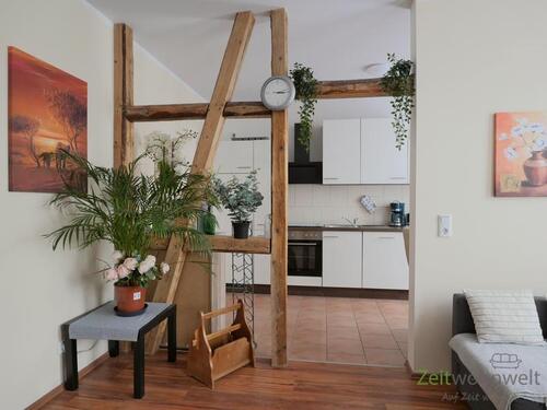 Blick zur Küche - 2 Zimmer Etagenwohnung in Erfurt