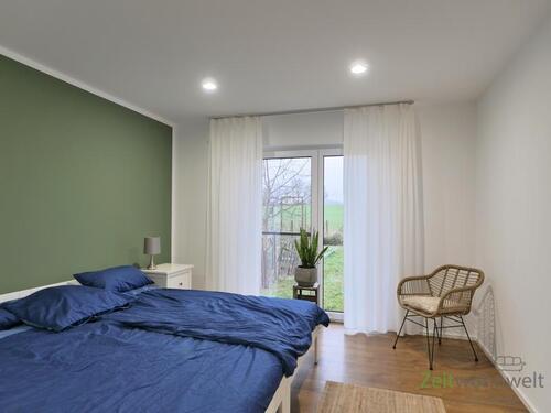 Blick ins Schlafzimmer - 2 Zimmer Etagenwohnung in Hofbieber