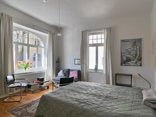 Blick in den Wohnraum - 1 Zimmer Etagenwohnung zur Miete in Weimar