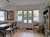 Blick zum eingerüsteten Balkon - 