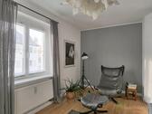 TV-Sessel im Wohnzimmer - (EF1335_M) Dresden: Lockwitz, ruhige möblierte 2-Zimmer-Wohnung mit Balkon und PKW-Stellplatz