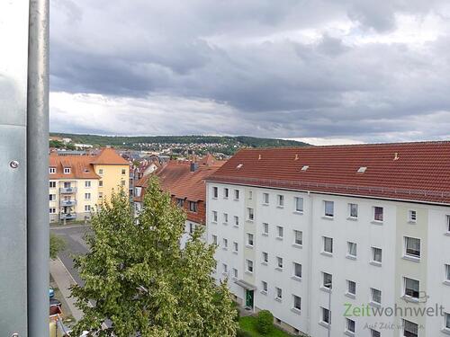 Ausblick vom Balkon - 1 Zimmer Etagenwohnung zur Miete in Meiningen