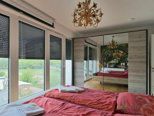 verspiegelter Kleiderschrank - 