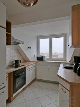 Blick in die Küche - 