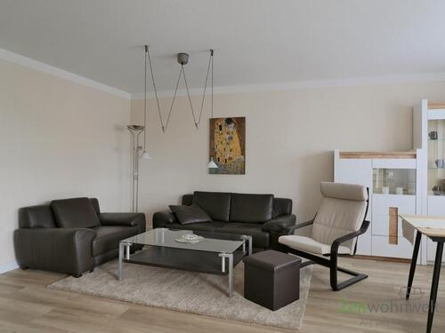 gemütliche Sitzecke - (EF1299_M) Dresden: Niedersedlitz, Erstbezug in neu möblierte 2-Zimmer Wohnung mit Balkon und TG-Stellplatz