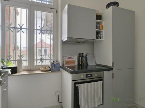 Blick in die Küche - 