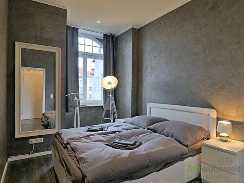 gestyltes Schlafzimmer - Etagenwohnung mit 40,00 m&sup2; in Erfurt zur Miete