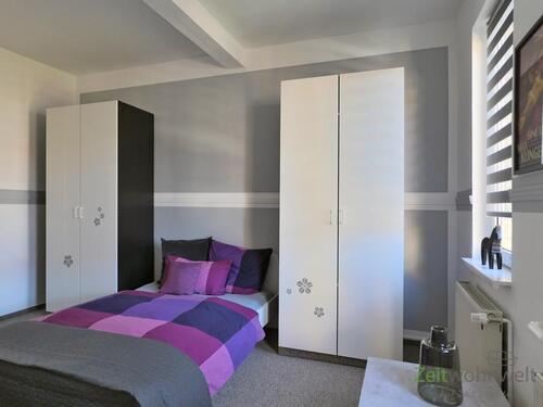 Blick ins Schlafzimmer - Etagenwohnung mit 68,00 m&sup2; in Arnstadt zur Miete