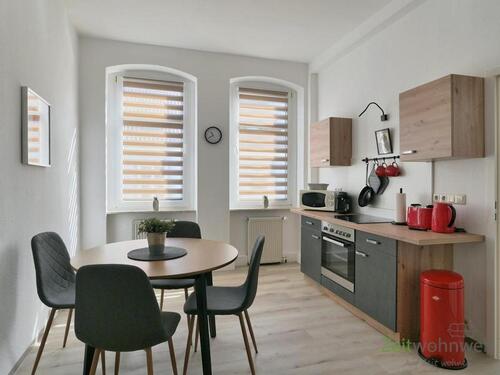 Blick in die Küche - 