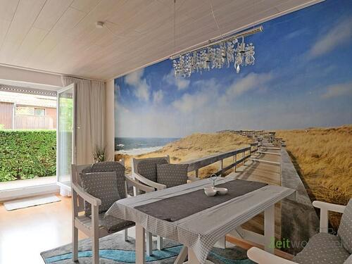Esstisch in der Düne am Strand - 2 Zimmer Etagenwohnung zur Miete in Schauenburg