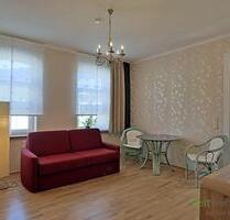 (EF0672_M) Jena: Lichtenhain, geniale 2-Zimmer-Wohnung, vollmöbliert, überdachte Terrasse, Wohnküche, Service inklusive