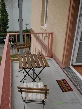 der Balkon von oben - 