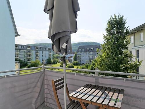Blick vom Balkon zum Innenhof - 