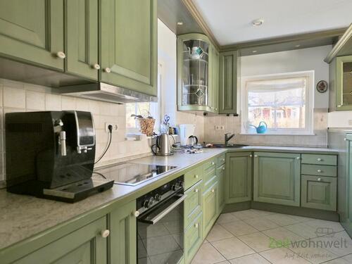 Blick in die Küche - 