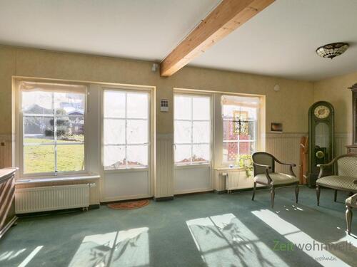 Blick zum Terrassenausgang - Haus mit 100,00 m&sup2; in Dresden zur Miete