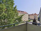 Blick vom Balkon - 1 Zimmer Etagenwohnung zur Miete in Meiningen
