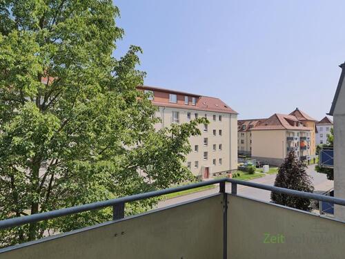 Blick vom Balkon - 1 Zimmer Etagenwohnung zur Miete in Meiningen