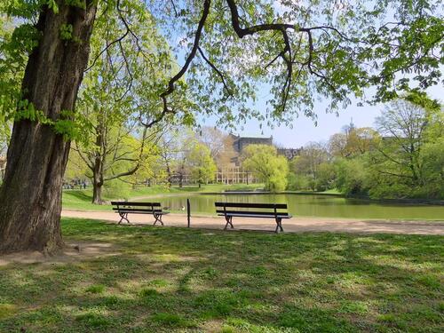 nur 100 Meter zum grünen Park - 
