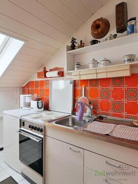 Blick in die Küche - 