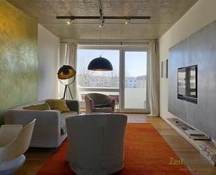 (EF0500_M) Dresden: Coswig, genial gestaltete Dachwohnung mit Balkon, neu möbliert, WLAN und PKW-Stellplatz inklusive