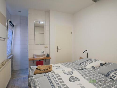 Blick ins Schlafzimmer - Etagenwohnung mit 28,00 m² in Egeln zur Miete