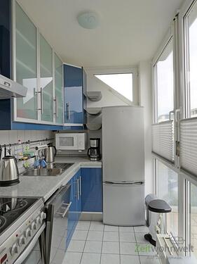 Blick in die Küche - 