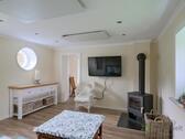 Kamin im Wohnzimmer - (EF1311_M) Göttingen: Hann-Münden, ruhiges kleines möbliertes Wohnhaus mit Kamin, Terrasse, Service inklusive