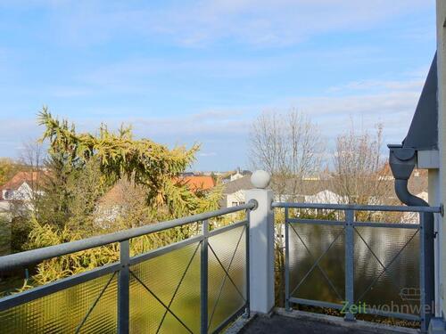 Balkonausblick im November - 1 Zimmer Etagenwohnung in Dresden
