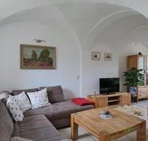 (EF1232_M) Dresden: Pirna, interessante möblierte Wohnung mit Gewölbedecken, Fußbodenheizung und Terrasse, WLAN