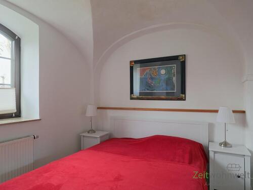 Blick ins Schlafzimmer - 