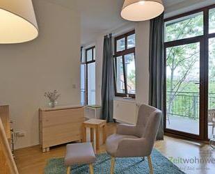 (EF0624_M) Erfurt: Brühlervorstadt, diskretes 1,5-Zimmer-Apartment, mit Parkettböden und großem Balkon, WLAN inklusive