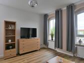 Blick zum TV - 2 Zimmer Etagenwohnung zur Miete in Erfurt
