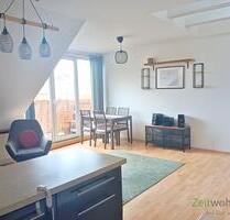 (EF1382_M) Erfurt: Krämpfervorstadt, möblierte Maisonette-Wohnung mit 2 Schlafzimmern und Balkon in der City