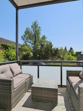Blick auf den Balkon - 