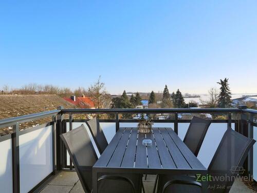 Balkonausblick im Januar - 