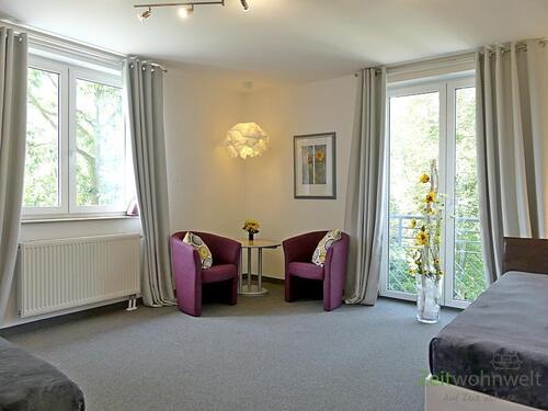 Blick in das zweite Schlafzimmer - 