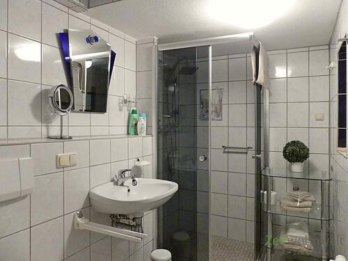 getönte Dusche und WC - 
