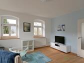 Blick zum TV - 2 Zimmer Etagenwohnung zur Miete in Wachau