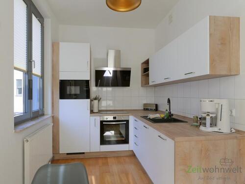 Blick in die Küche - 1 Zimmer Etagenwohnung in Eisenach