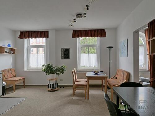 Blick in den Wohnraum - Etagenwohnung mit 48,00 m² in Chemnitz zur Miete